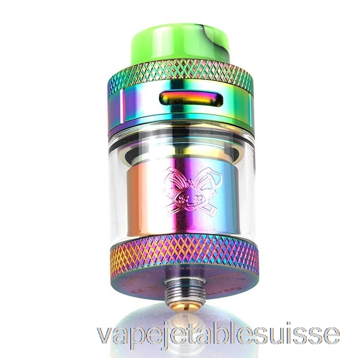 Vape Suisse Hellvape X Païen Lapin Mort 25mm Rta Arc-en-ciel